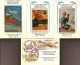 1981-Francia Serie Di Quattro Cartoline Nuove I Ere Exposition Bourse Internatio - Exhibitions