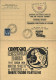 1950-pieghevole Illustrato Convegno Erinnofilo Di Roma Affrancato L.5 Democratic - Cinderellas