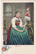 1904circa-Svizzera "Luzern Donna In Costume Al Telaio" - Femmes