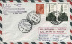 1959-per Stoccolma Affrancato L.10 Siracusana+due L.25 Associazione Mondiale Ex  - Poste Aérienne