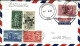 1958-U.S.A. Diretto In Germania Con Affrancatura Varia - Storia Postale