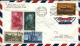 1958-U.S.A. Lettera Con Bella Affrancatura Multicolore Diretta In Germania - Storia Postale