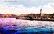 1918-Venezia Giulia TRIESTE Lanterna E Porto Viaggiata Trieste 3 Scalpellato (23 - Trieste (Triest)