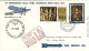 Vaticano-1980 Lettera Illustrata Anniversario Della Prima Traversata Aerea Delle - Luchtpost