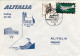 1969-Germania Alitalia Volo Monaco Napoli Via Roma, Al Verso Annullo Meccanico I - Cartas & Documentos