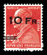 ** N°3b, Berthelot, 10F Sur 90c Rouge, Surcharge Espacée, Centrage Parfait, Fraîcheur Postale, SUP. R. (certificat)  Qua - 1927-1959 Neufs