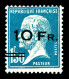 ** N°4, Pasteur Surchargé à Bord Du Paquebot 'ILE DE FRANCE' 10F Sur 1,50F Bleu, Exceptionnelle Fraîcheur, SUPERBE, R.R. - 1927-1959 Ungebraucht