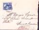 1909-Austria 50 Regno H.25 Azzurro Isolato Su Busta Per L'Italia - Autres & Non Classés
