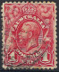 AUSTRALIA 1913 KGV 1d Red SG17 Used - Gebruikt