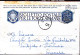 1943-Marina 999 Reparto 36 F.R. 11 Mentone Al Verso Di Biglietto Franchigia Data - Marcophilia