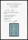 * N°11, 5c Bleu En Bloc De Quatre, Fraîcheur Postale. SUPERBE. R.R. (signé Calves/certificats)  Qualité: *  Cote: 12000  - Zeitungsmarken (Streifbänder)