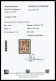 (*) N°2, 4c Lilas-brun Surchargé 4 Lignes Du 15 Fevrier. SUP. R.R.R (signé Brun/certificats)  Qualité: (*) - 1893-1947