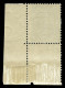 ** N°28, 15c Vert-olive Surchargé 'POSTES PARIS 1921' Coin De Feuille, Frais, SUP. R.R. (certificat)  Qualité: **  Cote: - 1893-1947