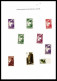 Delcampe - N Collection De 153 Vignettes Diverses Presentée Sur Pages De Presentation. TTB  Qualité: N - Proefdrukken, , Niet-uitgegeven, Experimentele Vignetten