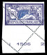 * N°144, 60c Merson: Spectaculaire Piquage En Diagonale Par Pliage De La Feuille Au Moment De La Dentelure. SUP. R. (cer - Unused Stamps