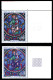 ** N°1419, 60c Rosace: Violet Absent, Cdf. SUP. R. (certificat)  Qualité: ** - Unused Stamps