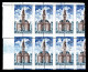 ** N°1500, 60c Vire: Superbe Piquage à Cheval Sur Bloc De 8 Exemplaires (1ex Aminci) . TTB (signé SCHELLER/certificat)   - Unused Stamps