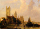 Art - Peinture - David Roberts - The Houses Of Parliament From Millbank, 1861 (détail) - CPM - Carte Neuve - Voir Scans  - Paintings