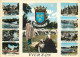 18 - Vierzon - Multivues - Blasons - Mention Photographie Véritable - Carte Dentelée - CPSM Grand Format - Voir Scans Re - Vierzon