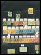 Delcampe - O 1849-1900: Entre Les N°1 Et 106 (sauf Bordeaux), Collection Par Multiples Dont Oblitérations, Variétés, Bandes, Blocs, - Collections