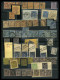 Delcampe - O 1849-1900: Entre Les N°1 Et 106 (sauf Bordeaux), Collection Par Multiples Dont Oblitérations, Variétés, Bandes, Blocs, - Collections