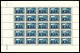 ** N°119/134, Série Paysages De La Principauté En Feuilles Complètes De 25 Exemplaires. SUP. R. (certificat)  Qualité: * - Unused Stamps