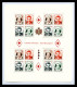 ** N°4A/B, Croix Rouge Monégasque De 1949 Les 2 Feuillets Surchargés Dentelé Et Non Dentelé, TB (certificat)  Qualité: * - Blocks & Sheetlets