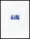 Delcampe - (*) N°43/49, Série Tchad Au Rhin En 7 épreuves D'Artiste En Bleu Outremer Sur Papier Filigrané (17x 21,5 Cm), R.R.R (cer - Unused Stamps