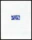 Delcampe - (*) N°43/49, Série Tchad Au Rhin En 7 épreuves D'Artiste En Bleu Outremer Sur Papier Filigrané (17x 21,5 Cm), R.R.R (cer - Unused Stamps