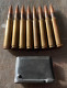 Delcampe - Garand 30.06 Ww2. 39-45. Un Clip De 8 Cartouches 30-06 Pour Garand M1. L C 42. Neutralisé. 100% Ww2. - Armes Neutralisées