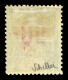 * N°37a, 05 Sur 25c Bleu: Surcharge Renversée. TTB (signé Scheller/certificat)  Qualité: *  Cote: 300 Euros - Unused Stamps