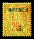 * N°1B, 5c Sur 20c Brique Sur Vert: Petit Chiffre '5' Suivit De 'c', Jolie Pièce. SUP. RRR (signé Brun/Certificats)  Qua - Unused Stamps