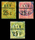 O N°10/12, Les 3 Valeurs TTB (signés/certificat)  Qualité: Oblitéré  Cote: 1050 Euros - Used Stamps