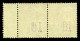 ** N°4, 10 Sur 20c Brique Sur Vert: Types IX Et IV Se Tenant (n°4H Et 4C) Bord De Feuille, Positions 134 Et 135 Du Panne - Unused Stamps