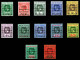 ** N°72/83, Série Complète De 1916 Surchargée SPECIMEN, Les 12 Valeurs SUP. R. (certificat)  Qualité: **  Cote: 3231 Eur - Unused Stamps