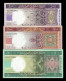 Mauritania Set 3 Banknotes 100 200 500 Ouguiya 2013-2015 Pick 16b 17 18 Capicua Sc Unc - Mauritanië