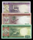 Mauritania Set 3 Banknotes 100 200 500 Ouguiya 2013-2015 Pick 16b 17 18 Capicua Sc Unc - Mauritania