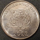 Moldova, Transnistria 1 Ruble, 2021 Tiger Year UC312 - Moldavia