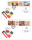 Roumanie Koweit 2008 FDC's Mixtes Emission Commune Romania Kuwait Joint Issue Mixed FDC 's Diplomatic Relationship - Emisiones Comunes