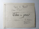 1891 ORDRE DU JOUR Lycée De VESOUL (Haute-Saône 70) élève RAPENNE - Diploma & School Reports