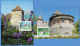 Liechtenstein 2009: Schloss Vaduz Zu 1465-1466 Mi 1522-1523 Yv 1463-1464 Auf MK-Set N° 303 (Zu CHF 10.00) - Castles