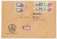 Germany, West 1981 Insured V-Label Cover; München To Worms-Abenheim; Booklet Pane & Europa / Esslingen Stamps - Cartas & Documentos