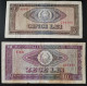 LOT 2 BILLETS 5 & 10 LEI ROUMANIE / ROMANIA BANKNOTE - Roumanie