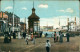 Postcard Helsingør Helsingör Hafen, Pier - Kiosk 1913 - Denmark