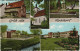 Rosdorf Mehrbild-AK Rosdorf Sparkasse, Ehrenmal, Schwimmbad, Samenzucht 1960 - Autres & Non Classés