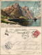 Norwegen Allgemein Norge Norway Norwegen - Dampfer Künstlerkarte 1903 - Noruega