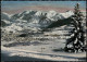 Ansichtskarte Sonthofen Stadt Und Gebirgskette Im Winter Colorfoto 1964 - Sonthofen