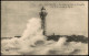 CPA Le Havre La Jetée, Un Jour De Tempête 1922 - Haven