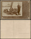 Menschen Soziales Leben Kinder Mit Bollerwagen Frühe Fotografie 1910 Privatfoto - Portraits