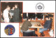 .Ungarn Az ÉVM SK (Budapest) Schach-Motiv-/Korrespondenzkarte (Chess) 1990 - Hungría